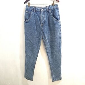 Refuge Denim | Blue Denim Mom Jeans Acid Wash